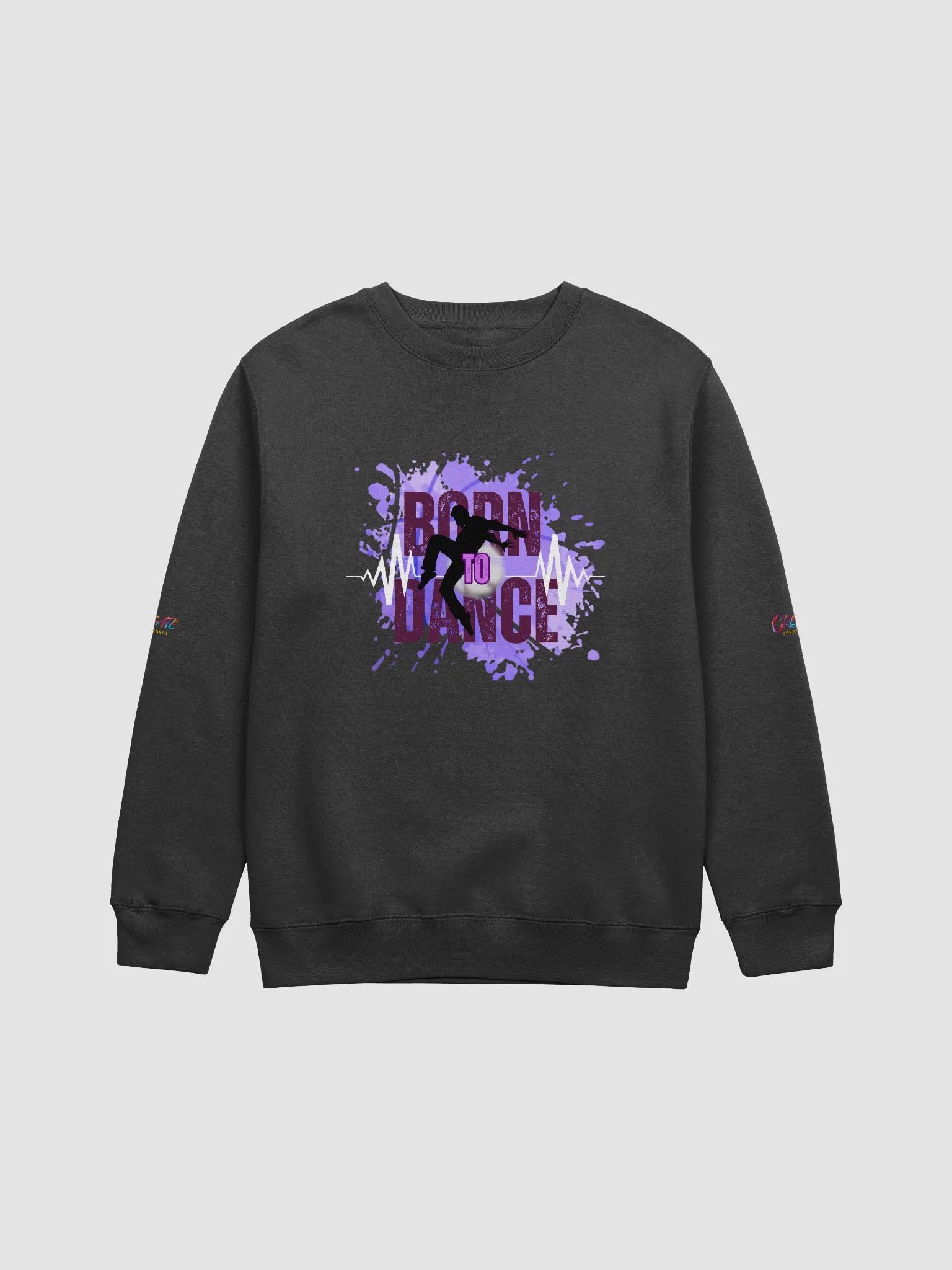 Expressive Born to Dance His Silhouette Energy Crewneck Sweatshirt product image (6)