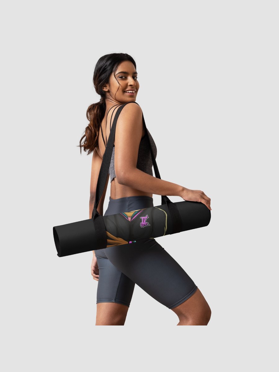 Sitting Girl Bear Yoga mat product image (2)