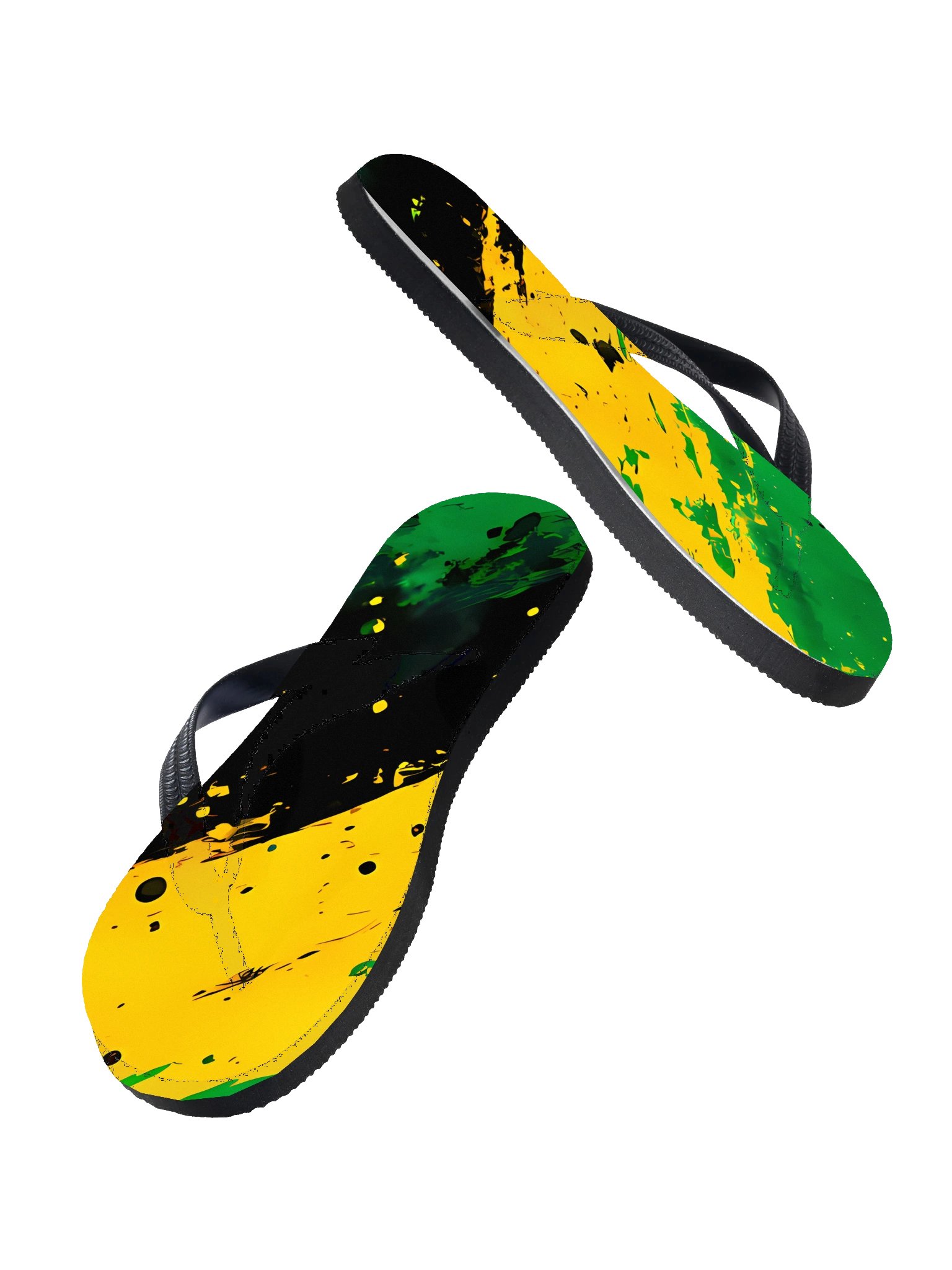 Vintage Jamaica Sport Print - Caribbean Apples | Toe Post Style Flip-Flops product image (2)