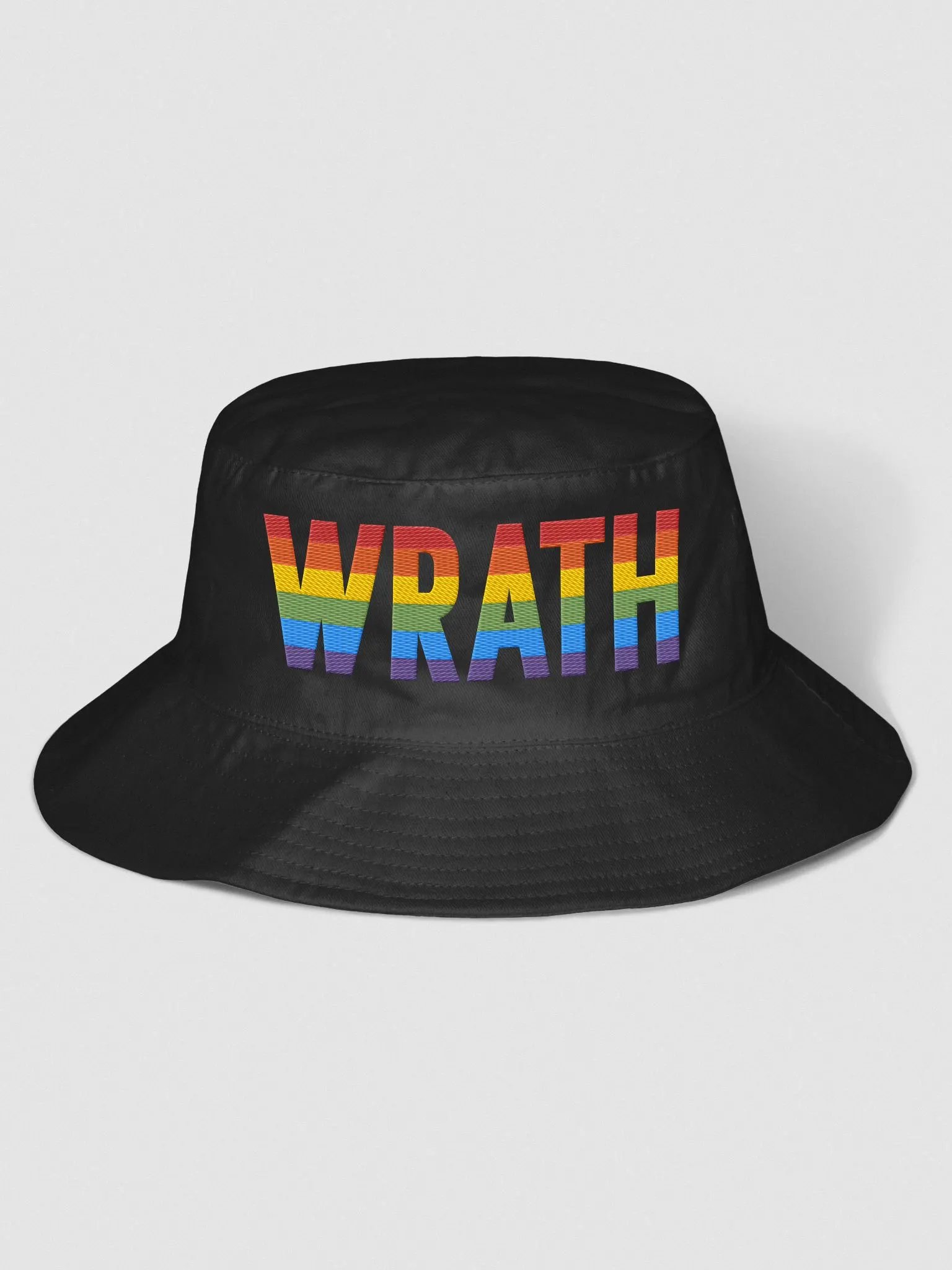 WRATH 2023 embroidered bucket hat product image (2)