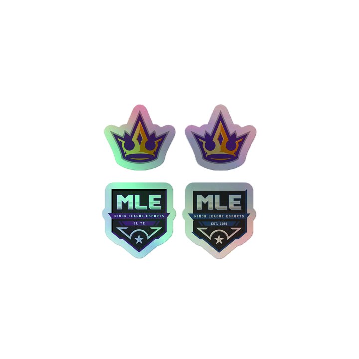 Elite Holographic Crown Sticker Set product image (1)