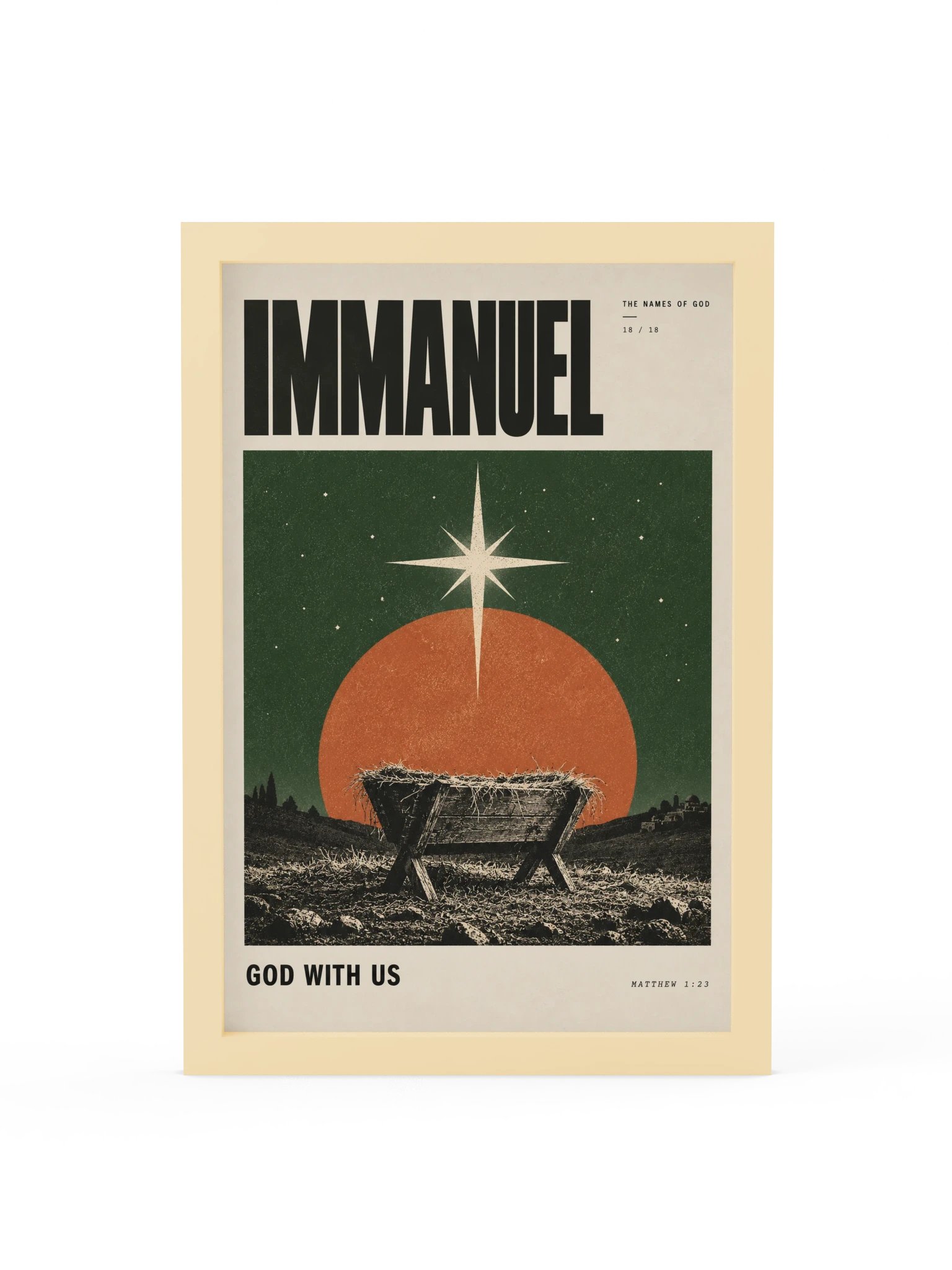 Immanuel | Names of God Framed Print product image (1)