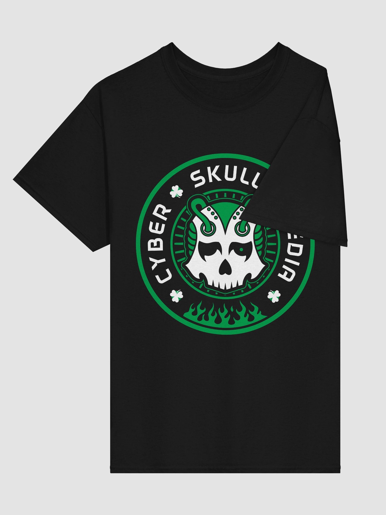 Cyber Skull Media St. Patty's 2026 Logo Tee (Basic) product image (3)