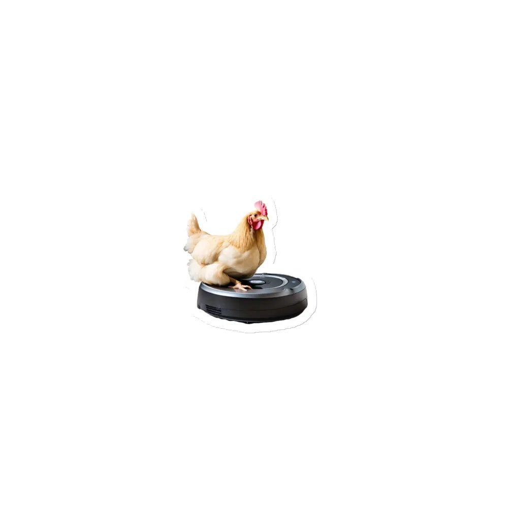 Roomba Chicken Magnet product image (1)