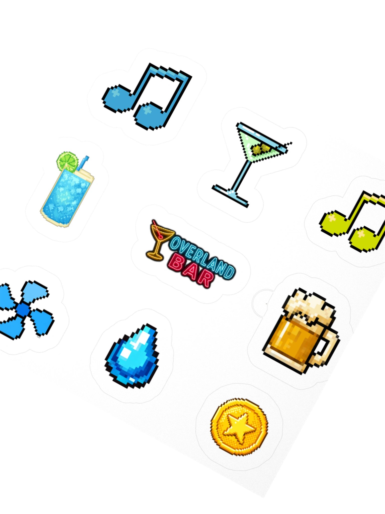 Dive Bar Summer Power-Up Sticker Sheet product image (4)