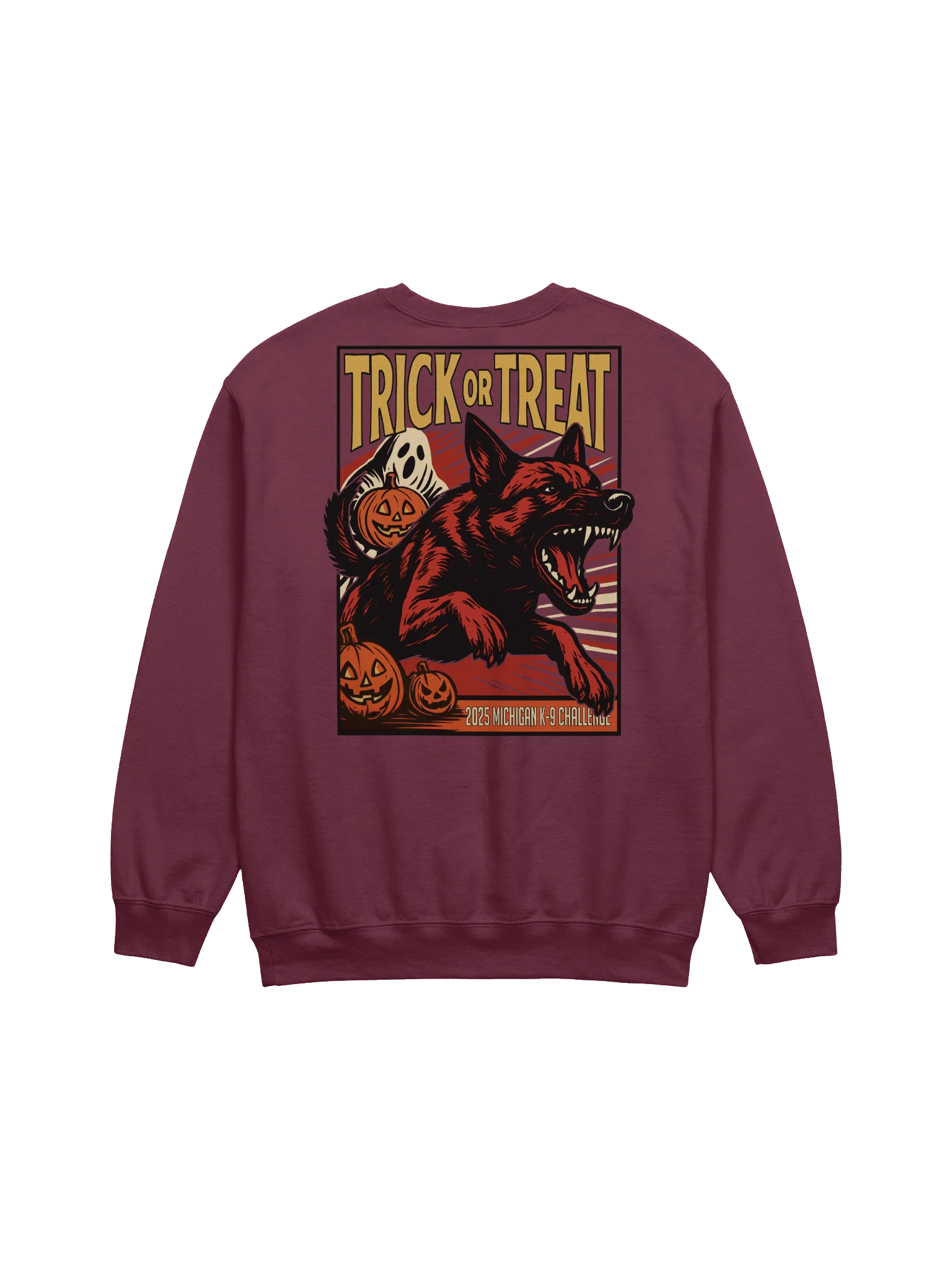 2025 Michigan K-9 Challenge Trick or Treat - Gildan Classic Crewneck Sweatshirt product image (8)