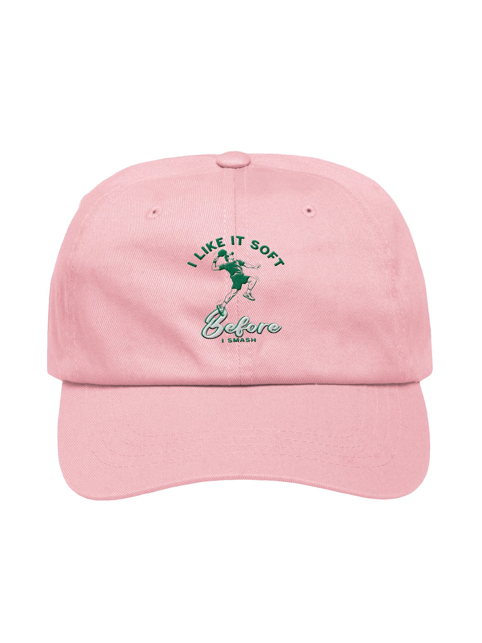 I Like It Soft Before I Smash Dad Hat – Adult Humor Pickleball Hat product image (4)