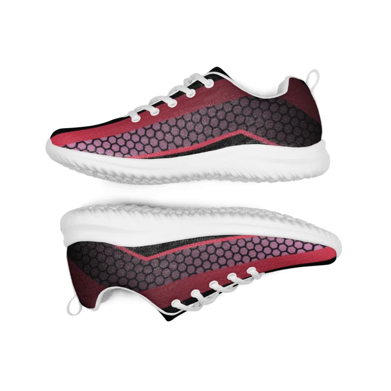 Solace Creations Red Hex Athletic Shoes product image (4)