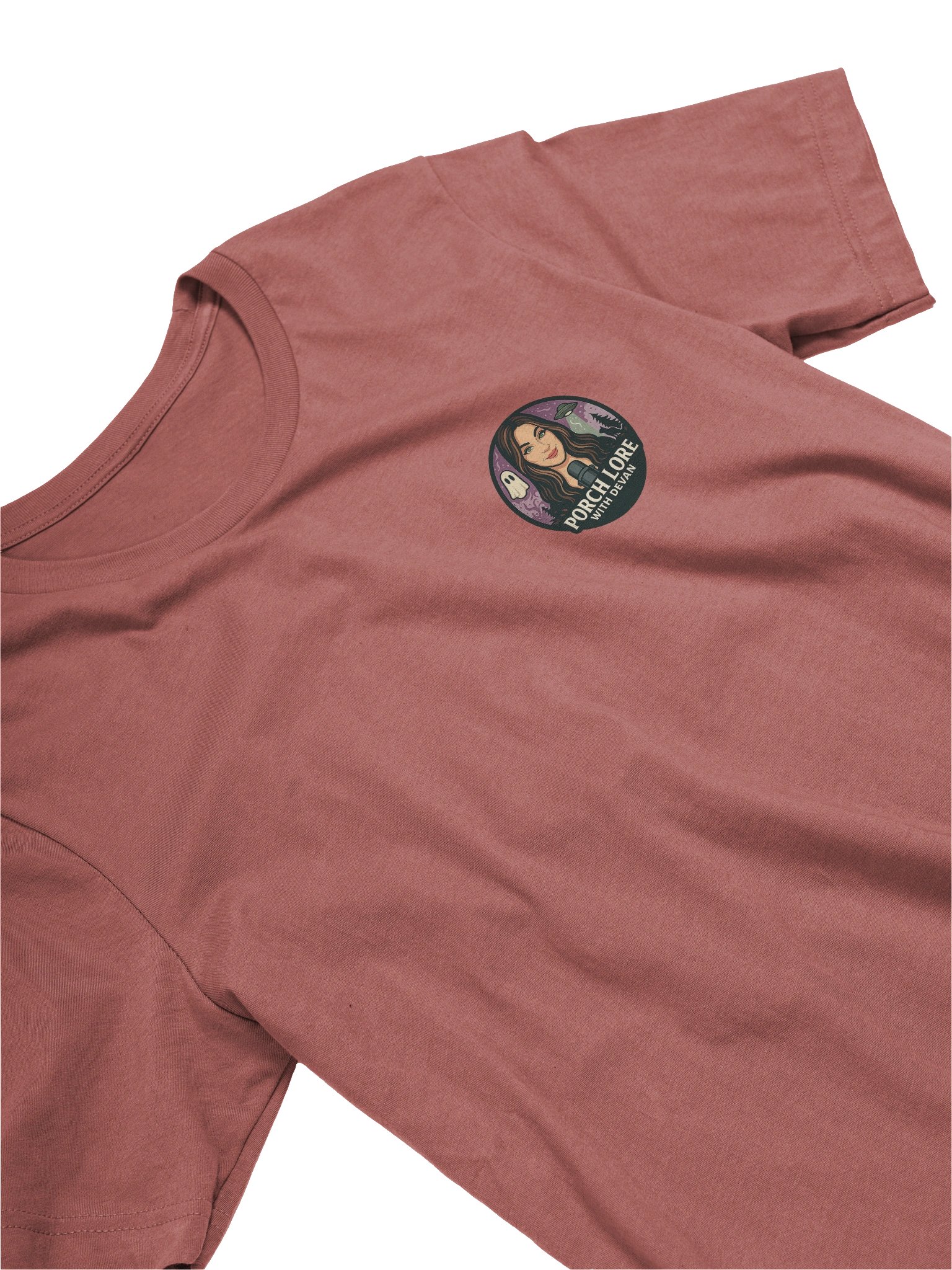 MOTHMAN LURKER W/ FRONT LOGO SUPER SOFT T-SHIRT (HEATHERED COLORS PT.2) product image (4)