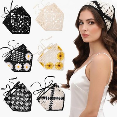 Black & Bloom — Crochet Wrap product image (1)