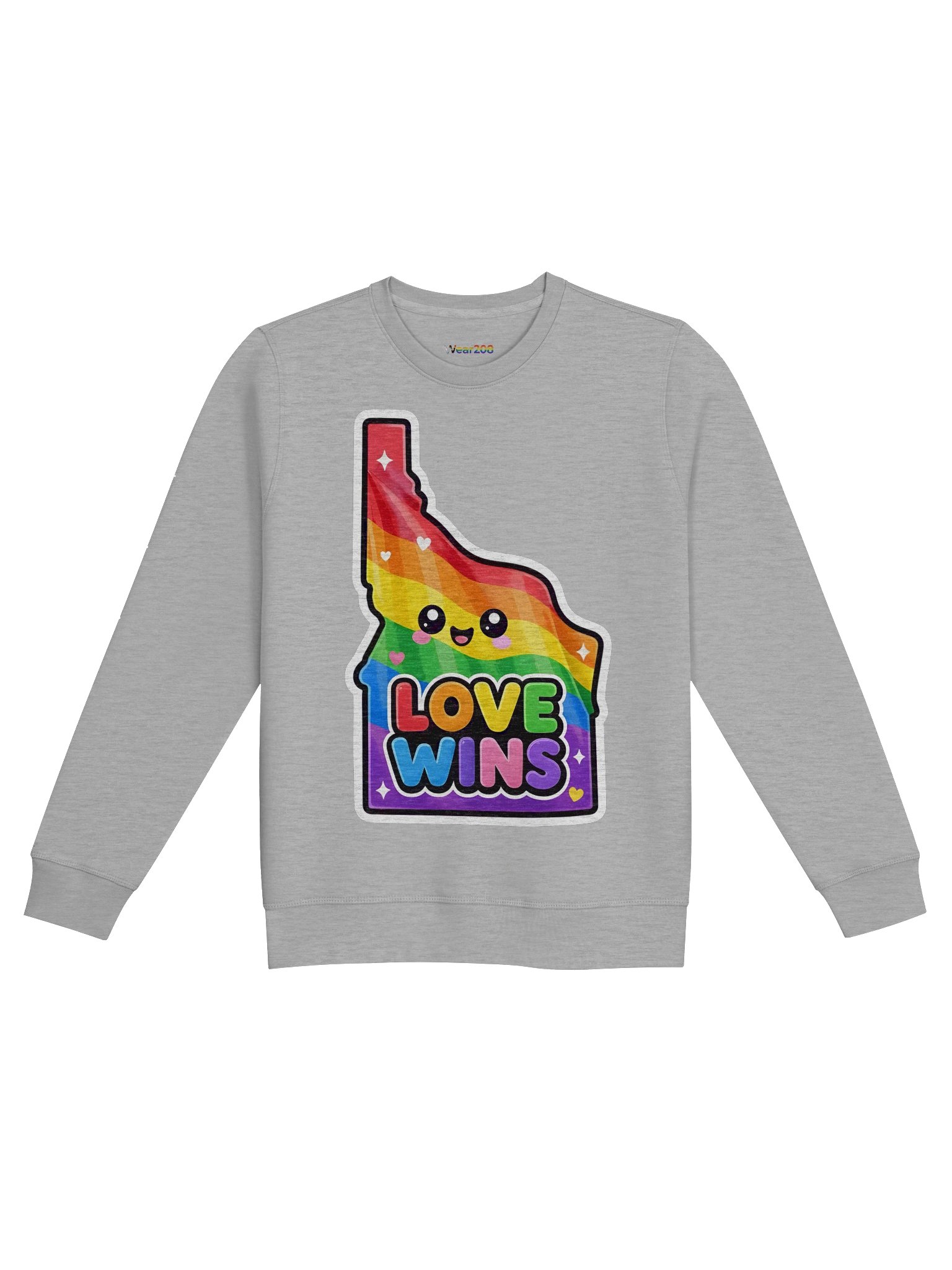 LOVE WINS Kawaii Rainbow Sweatshirt product image (25)