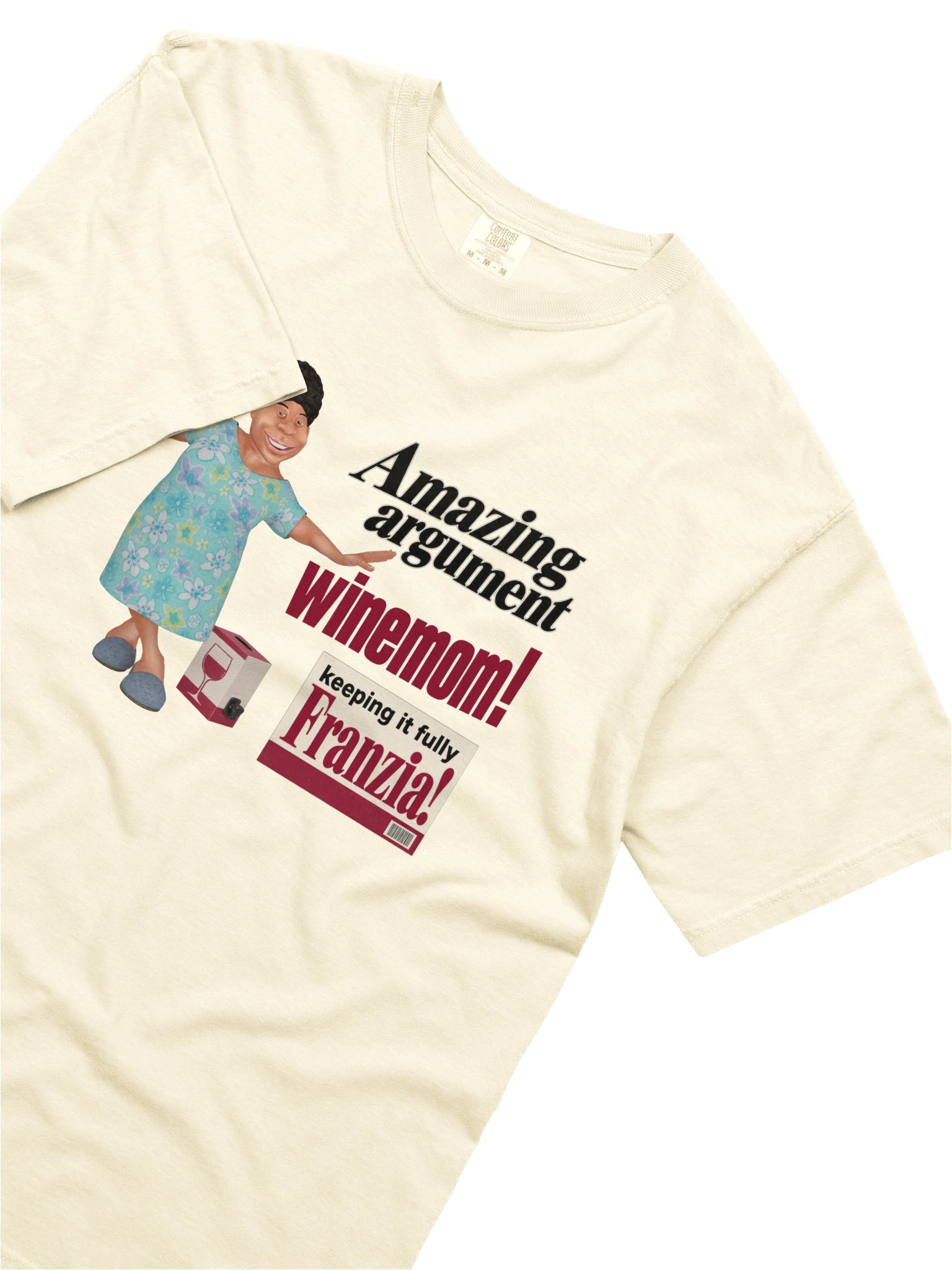 Winemom Keeping It Fully Franzia Heavyweight Tee v2 product image (31)