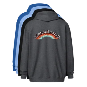 zip hoodie w/arched logo product image (1)