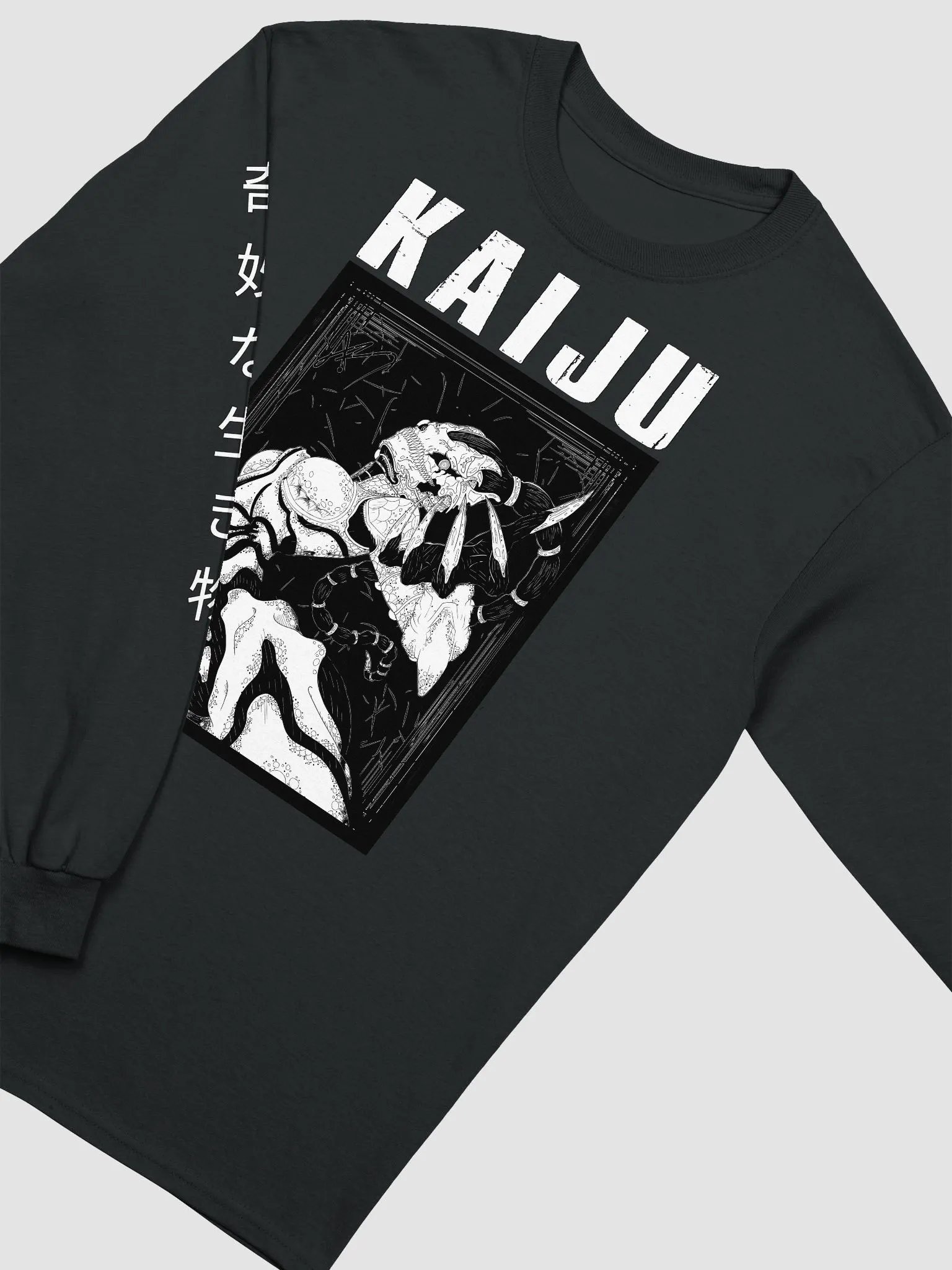 - [FRONT PRINT] - KAIJU Blackout Crew Neck product image (3)