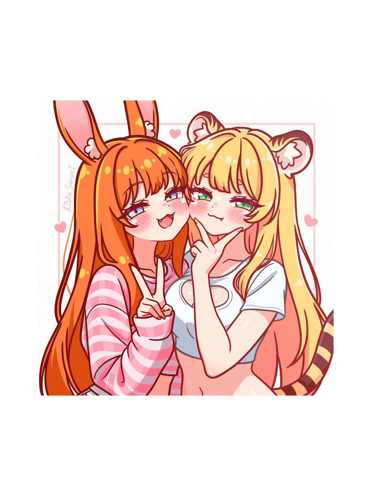 Happy Cuties Nooby & Lemon ☆ Wall Art product image (1)