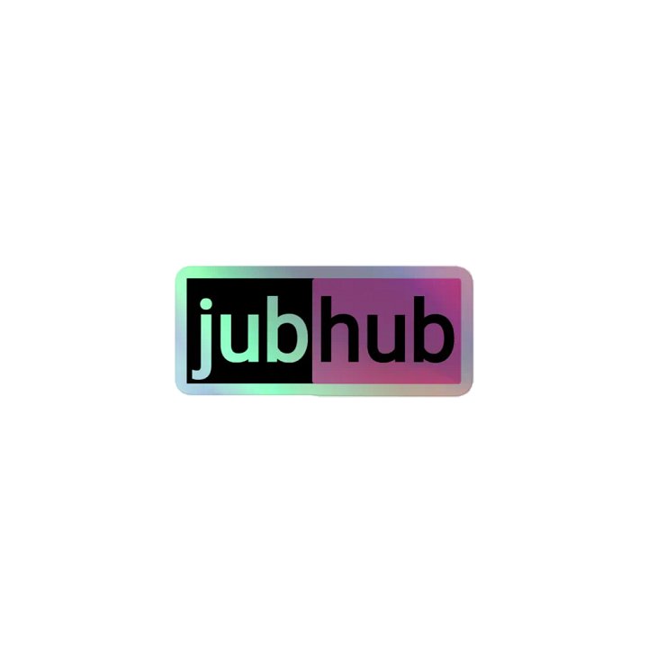 holo jubhub sticker product image (1)