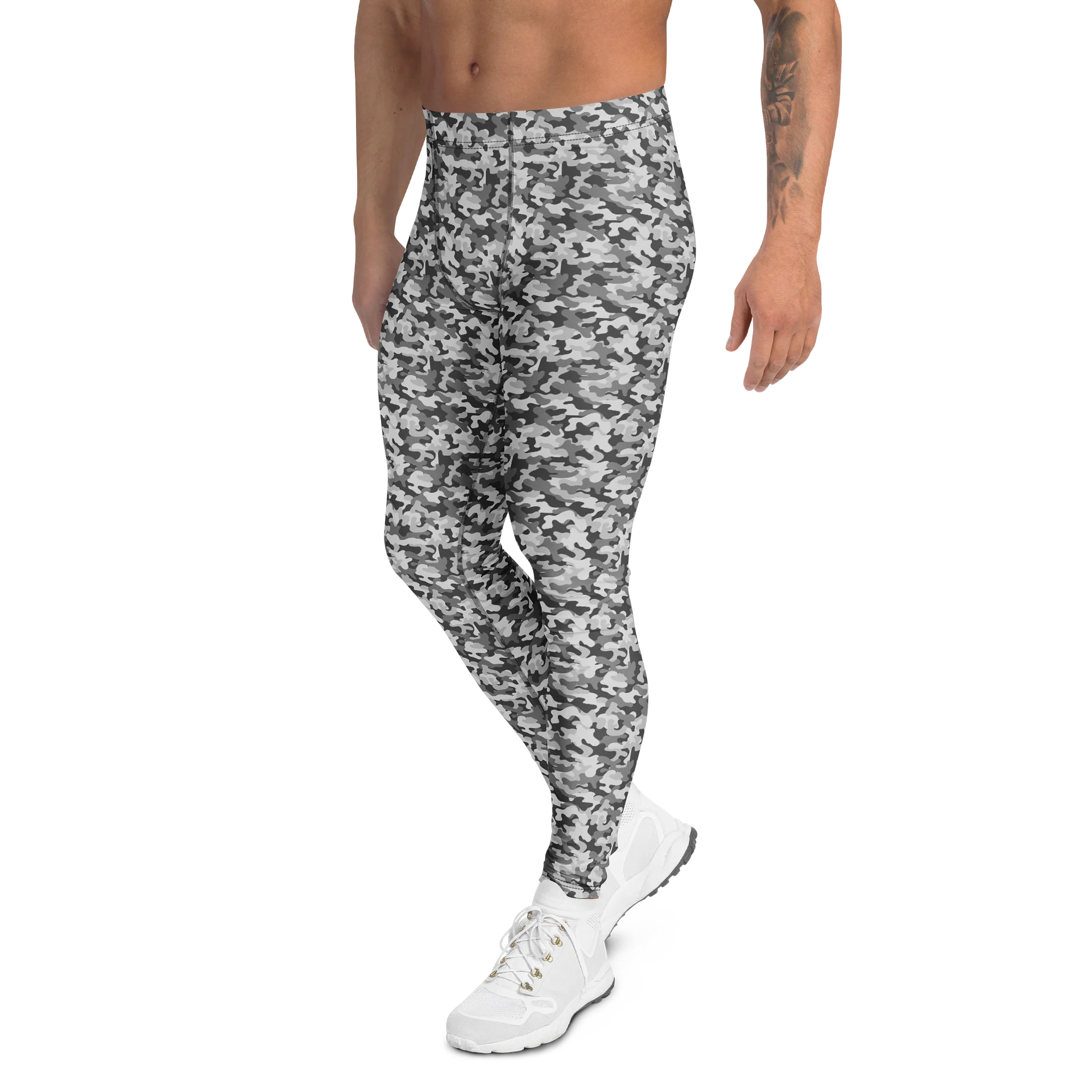 Military Camouflage Men’s Leggings for Active Wear product image (4)