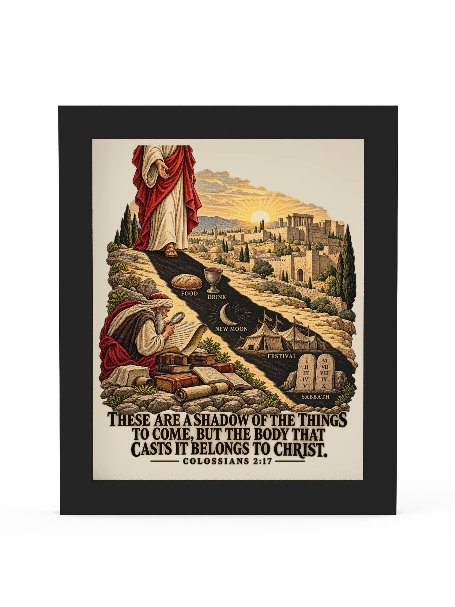 Body and Shadow Framed Wall Art product image (1)