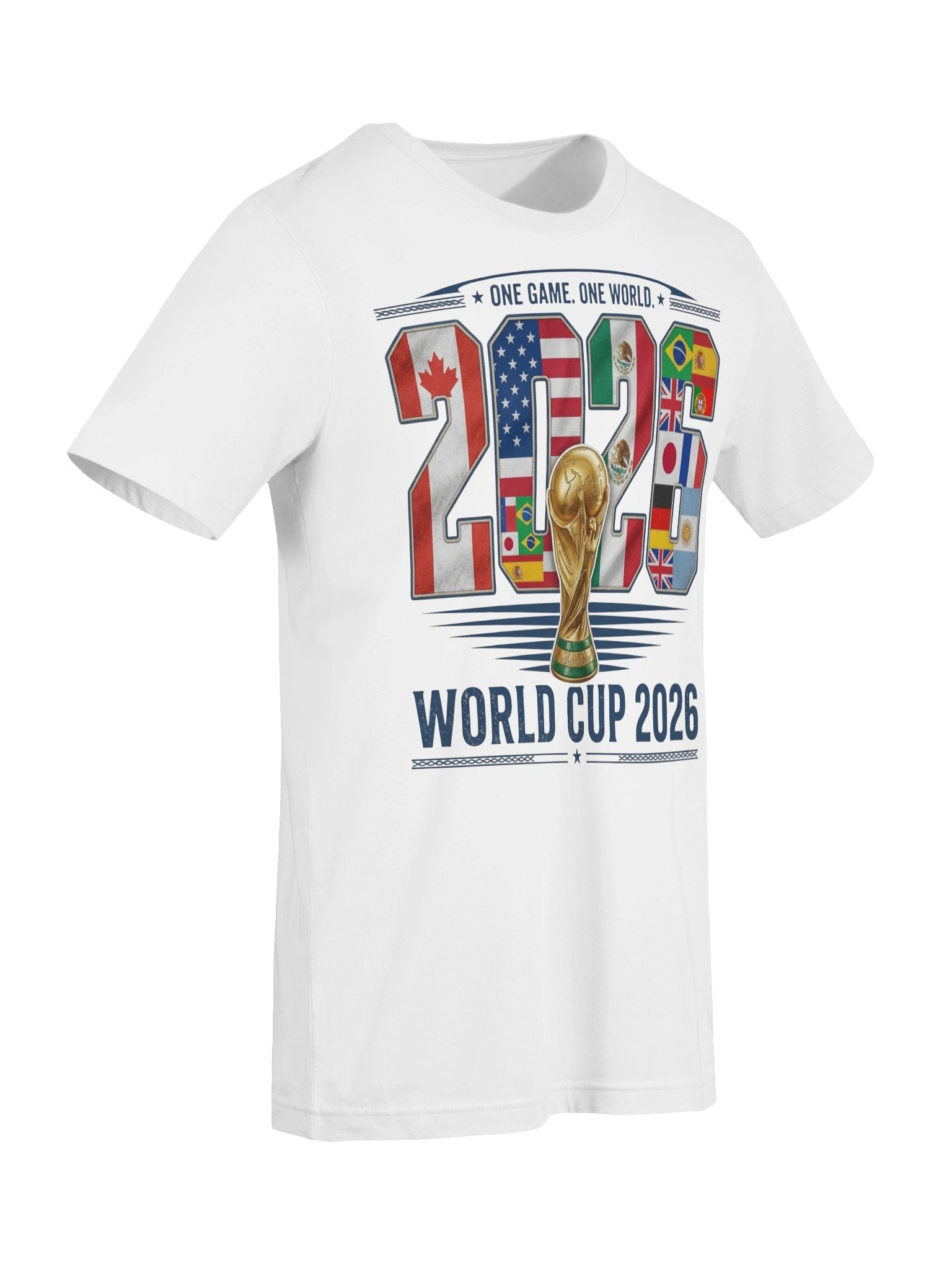 World Cup 2026 T-Shirt | FIFA Soccer Graphic Tee USA Canada Mexico | One Game One World Football Fan Shirt product image (5)