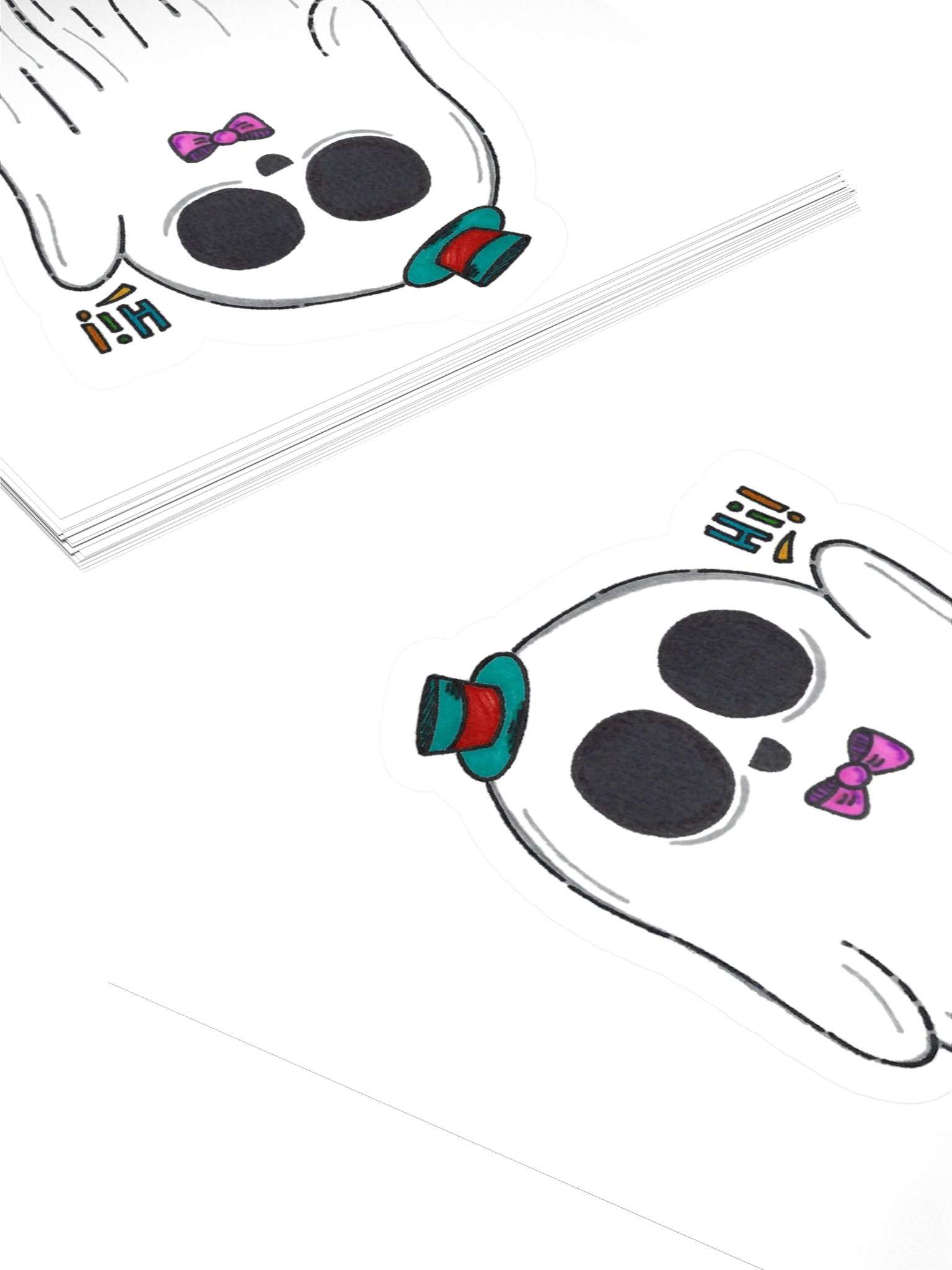 Fancy Ghost Sticker product image (4)