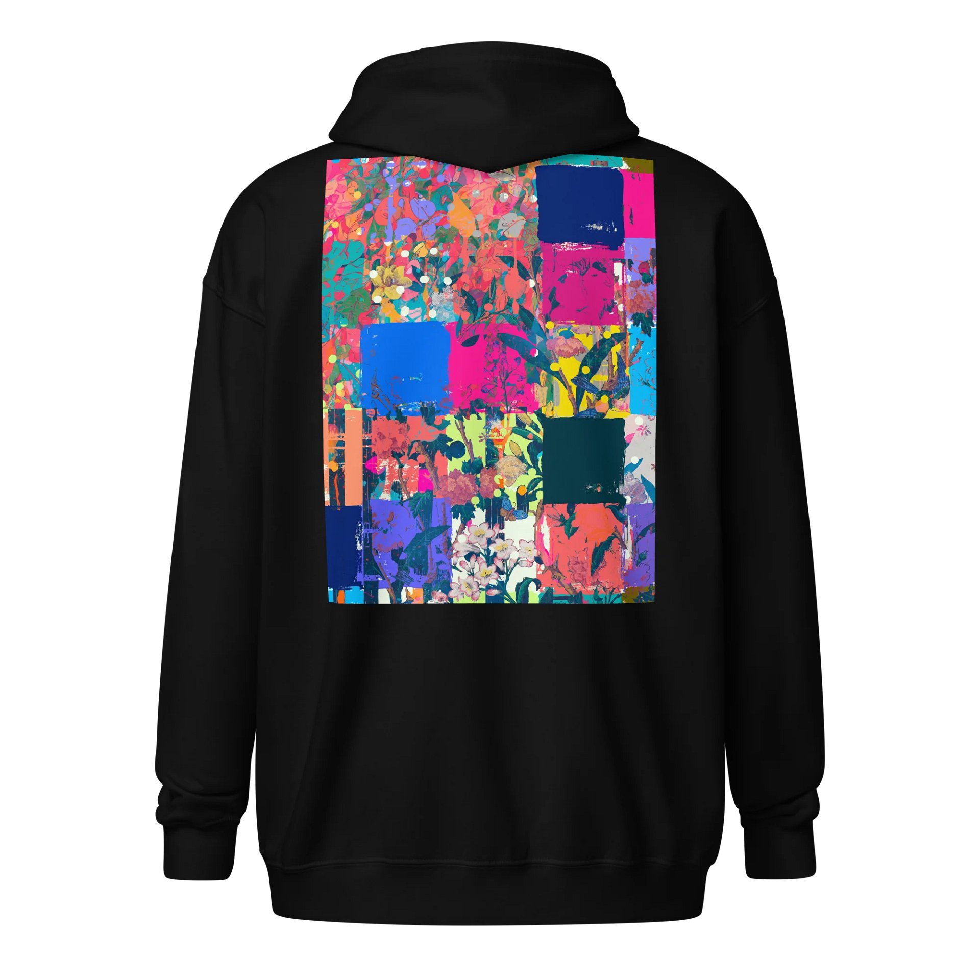 Vibrant Abstract Zip Hoodie product image (8)