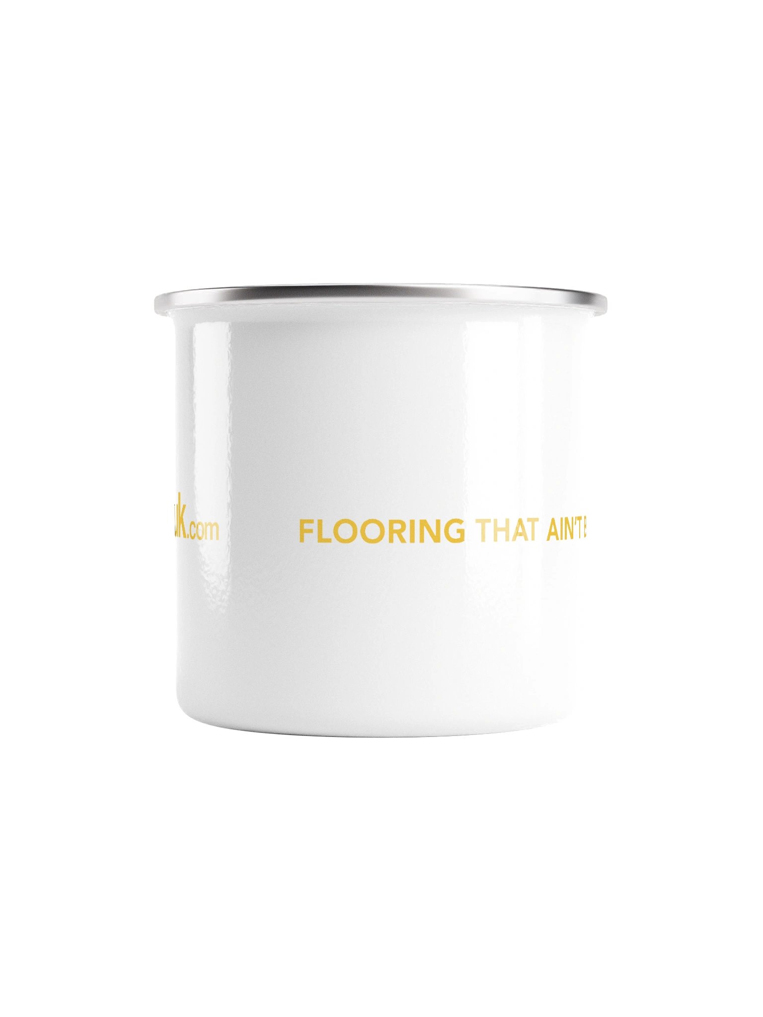 DCTUK White Gold Enamel Mug product image (2)