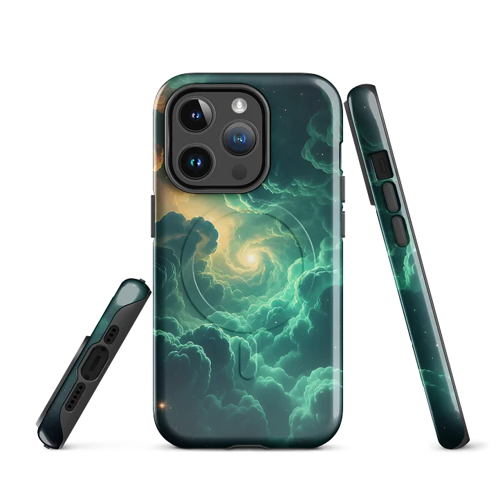 Emerald Green Nebula MagSafe Tough Case product image (3)