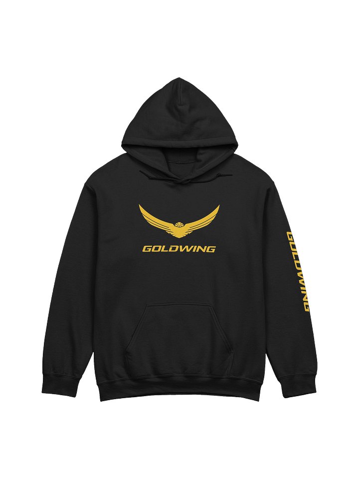 Gold Bird in Flight Hoodie product image (1)