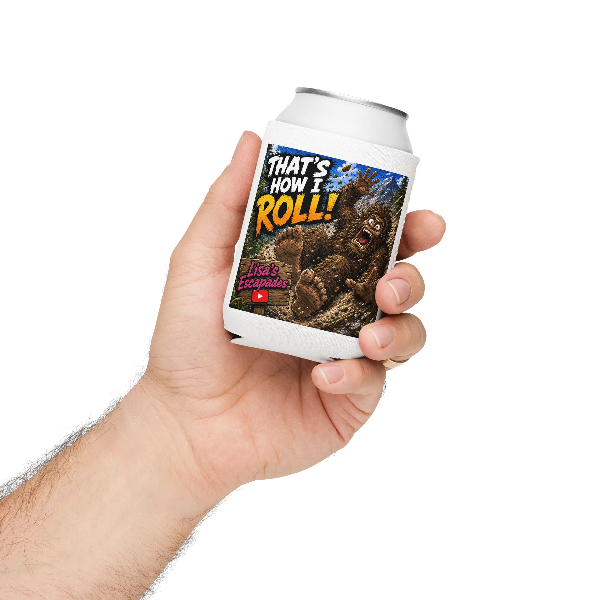 That’s How I Roll Bigfoot Can Cooler product image (3)