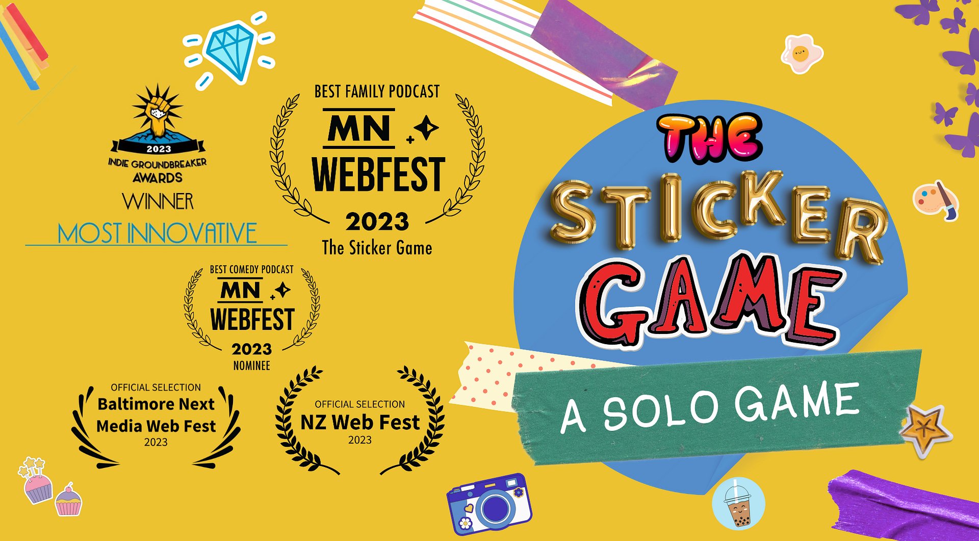 (Digital) The Sticker Game: An Interactive Audio Drama Journaling Experience product image (2)