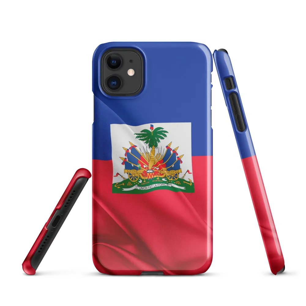 Haiti Flag Snap Case for iPhone® product image (1)