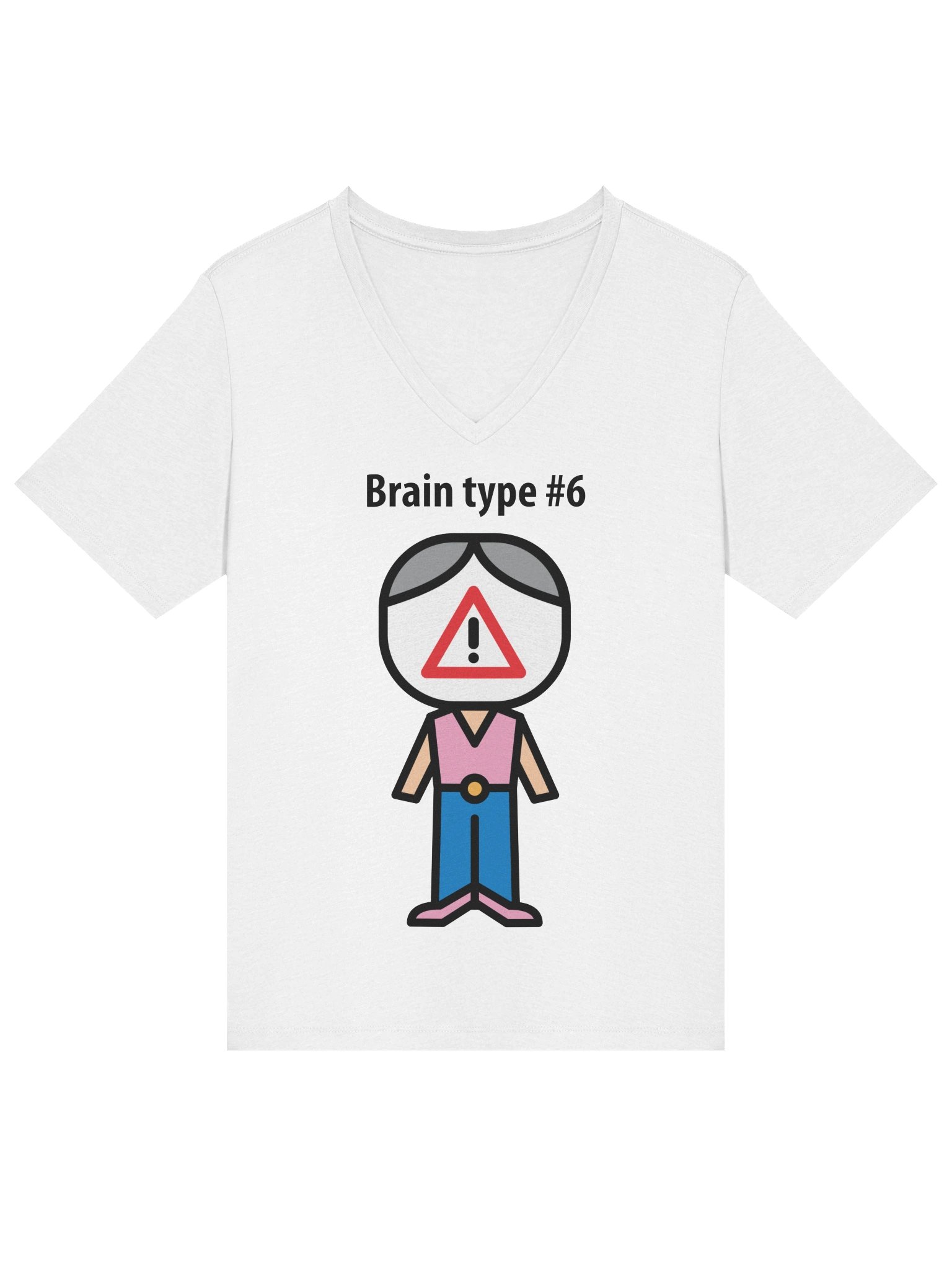 Women's t-shirt for brain type #6 product image (3)