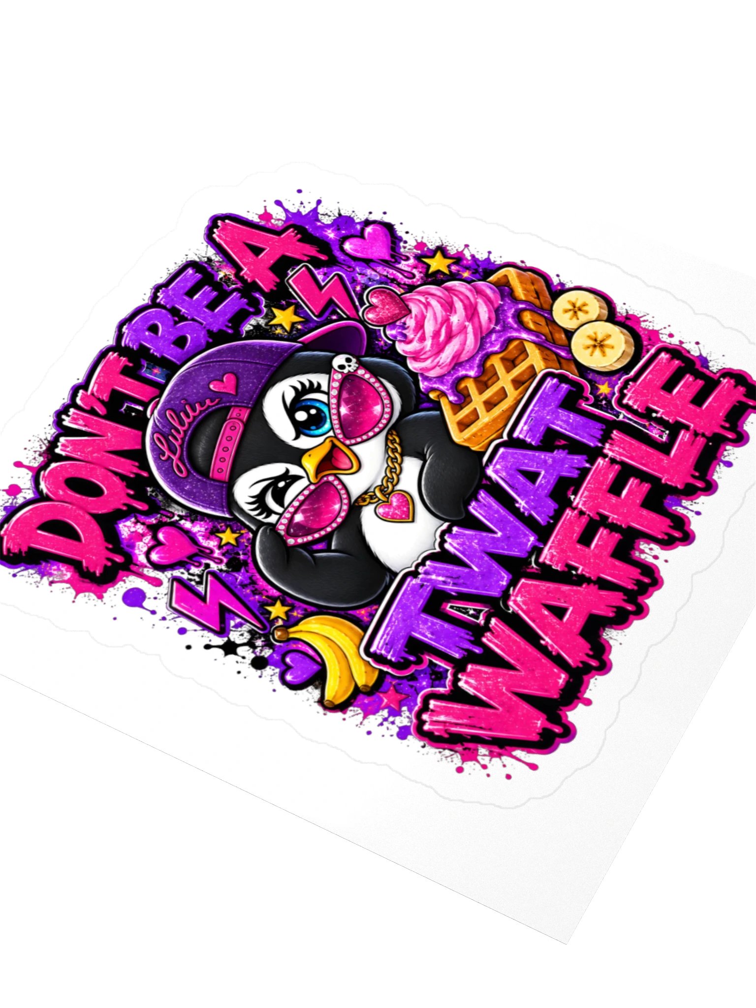 Don't Be A Twat Waffle Lulu Sticker product image (3)