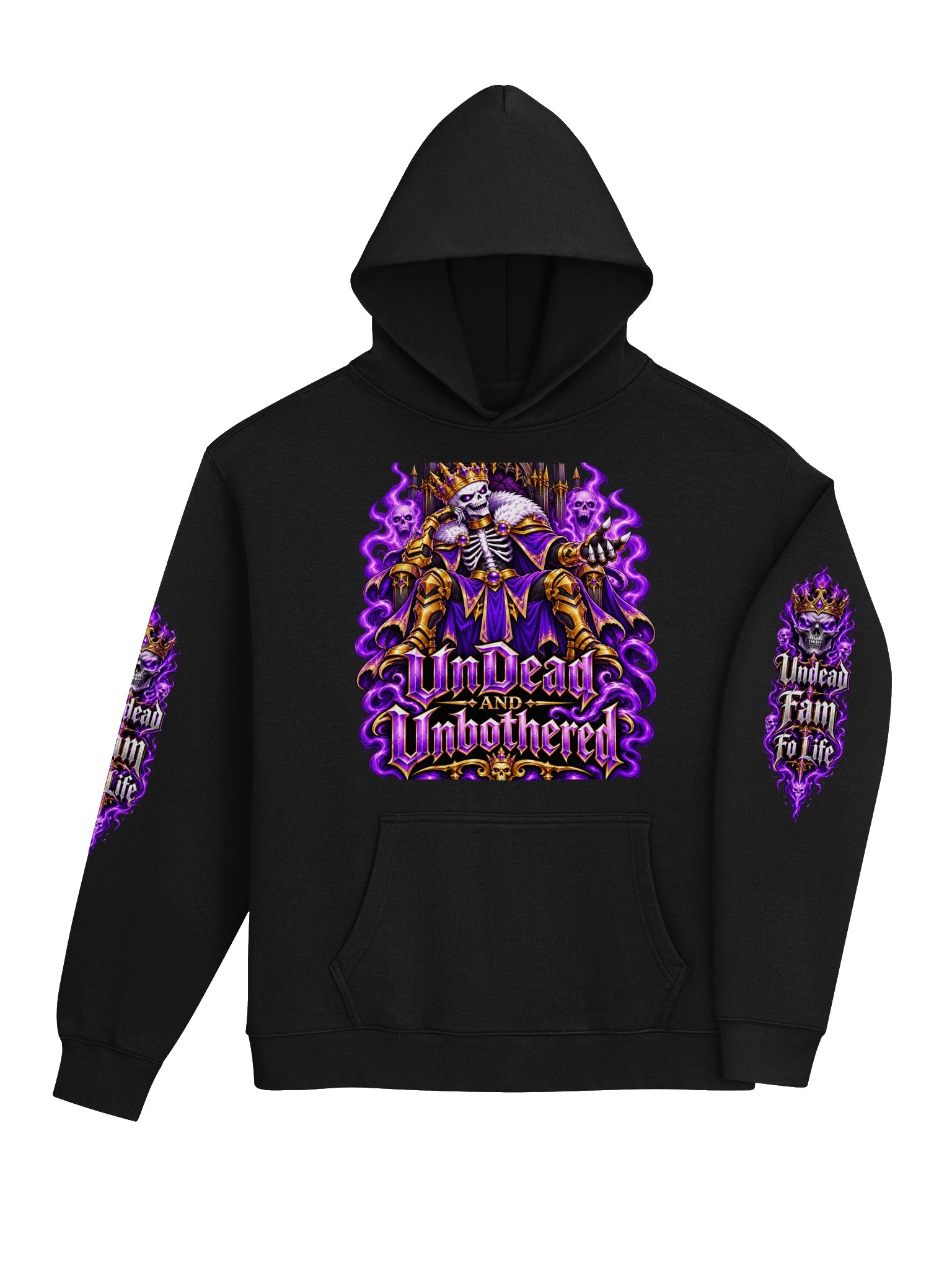 Undead and Unbothered Hoodie (Purple) product image (4)