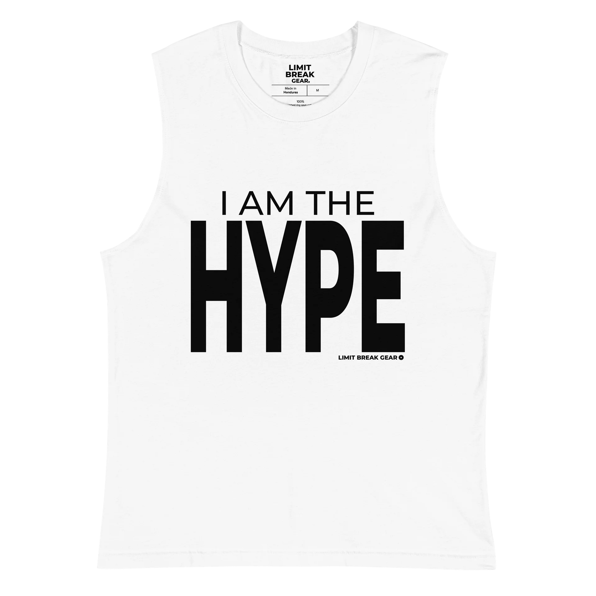 I am the Hype Muscle tee - white product image (2)