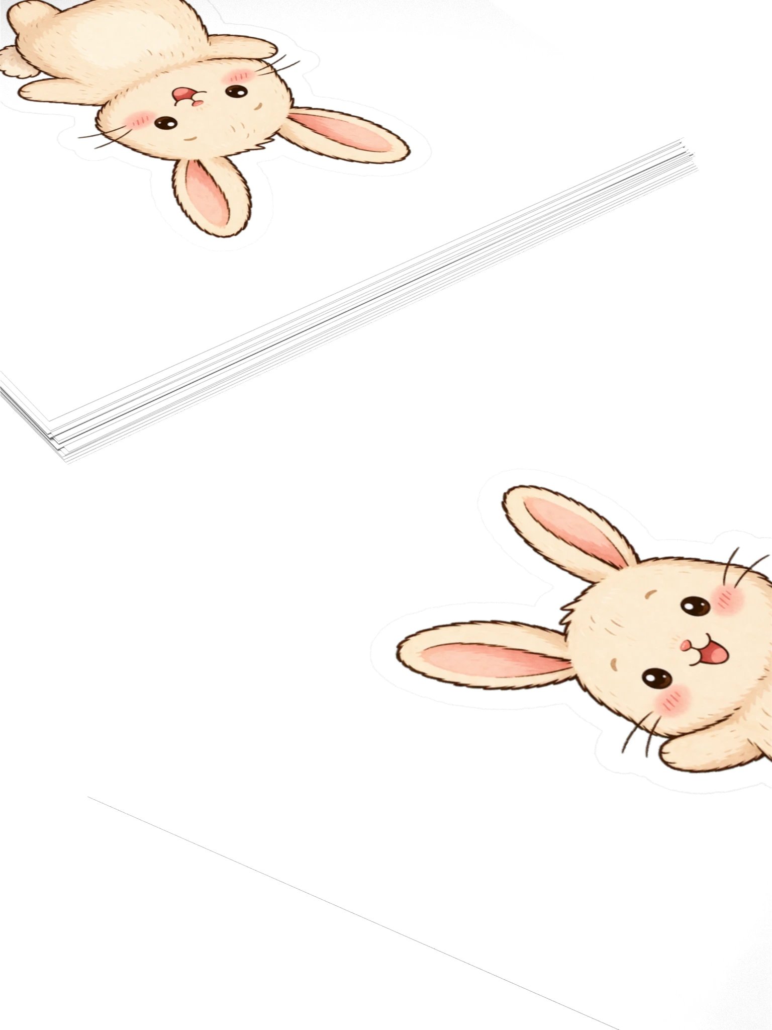 It's Raining Buns Waving Bunny Sticker product image (4)