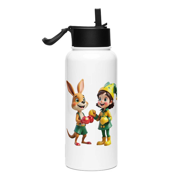 🦘 JessyJesty Australia Stainless Steel Water Bottle with Straw Lid – Adventure Meets Hydration! product image (2)