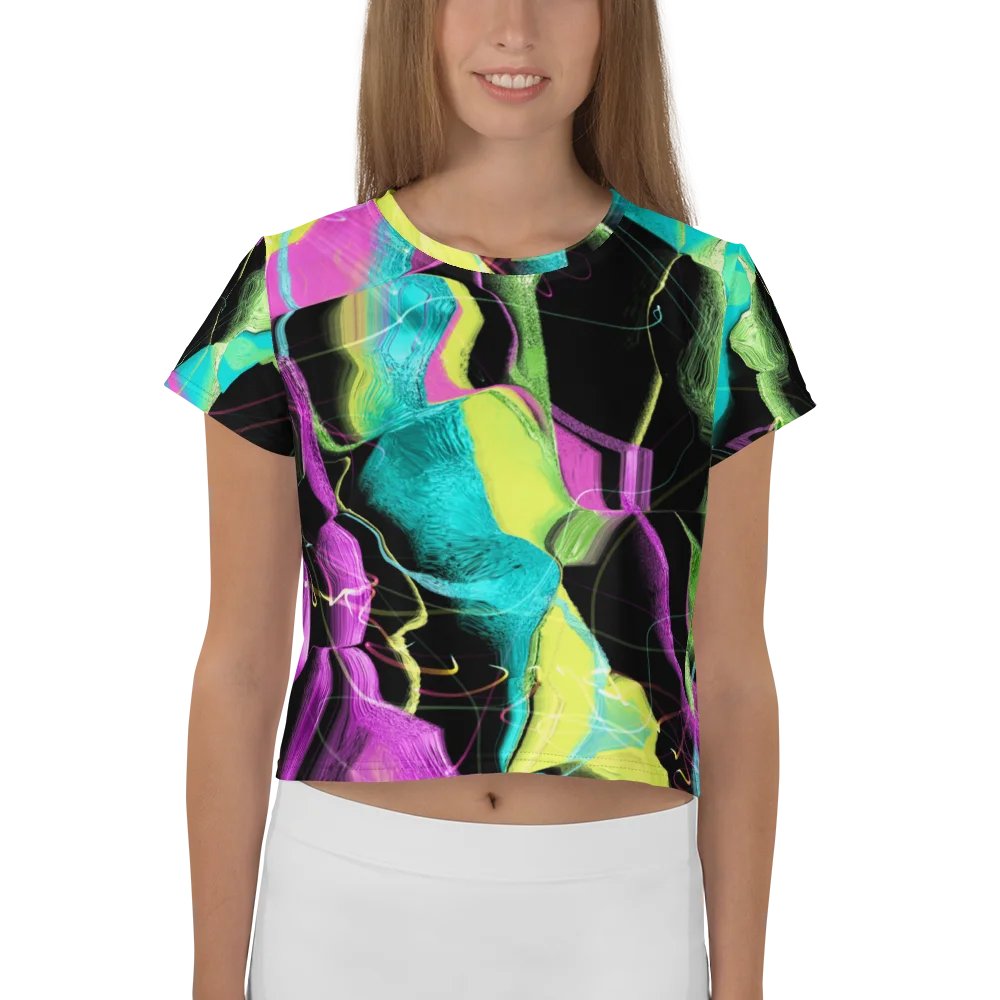Neon Vibes Crop Tee product image (1)