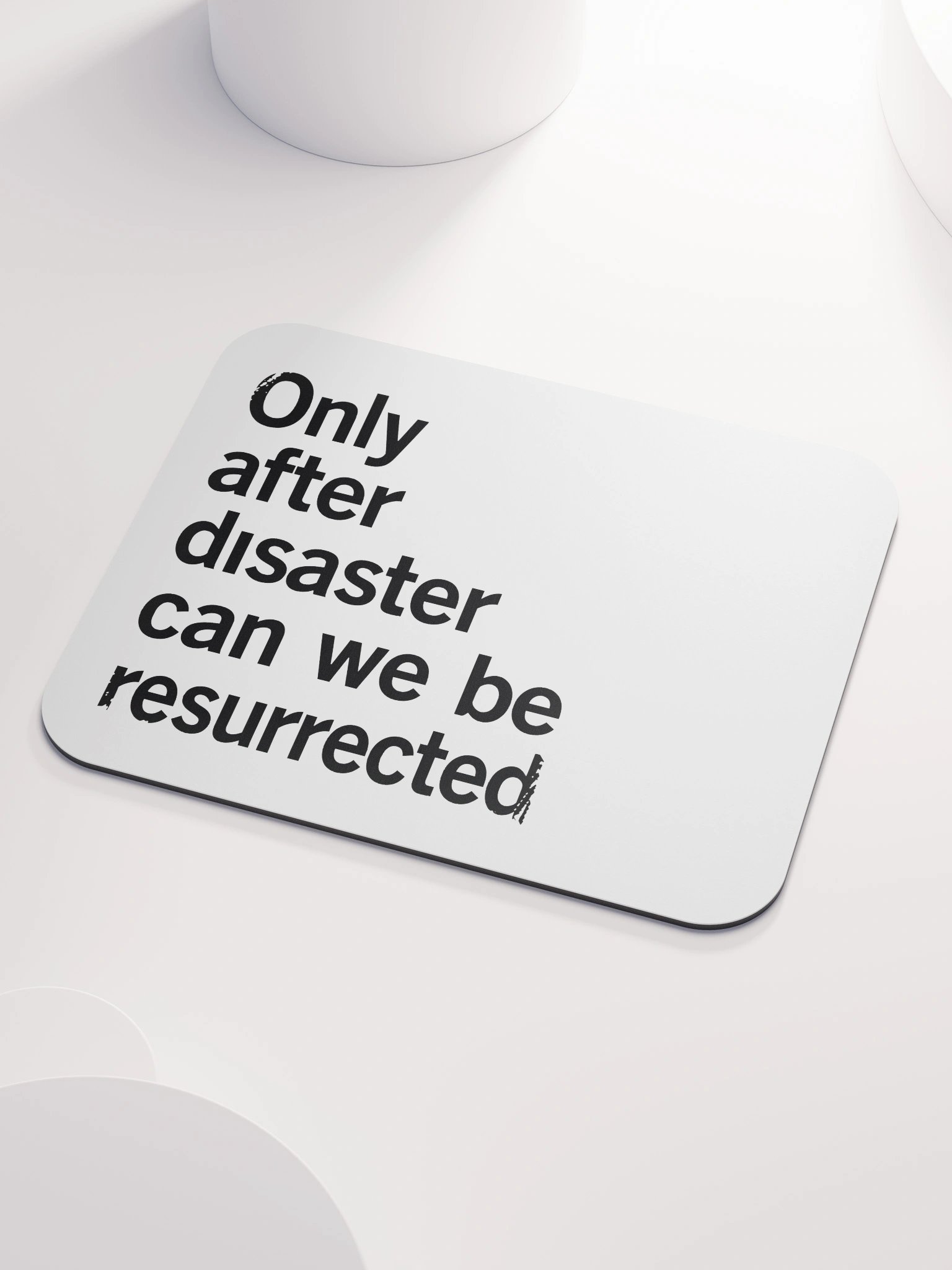 Mouse Pad with Fight Club quote product image (3)
