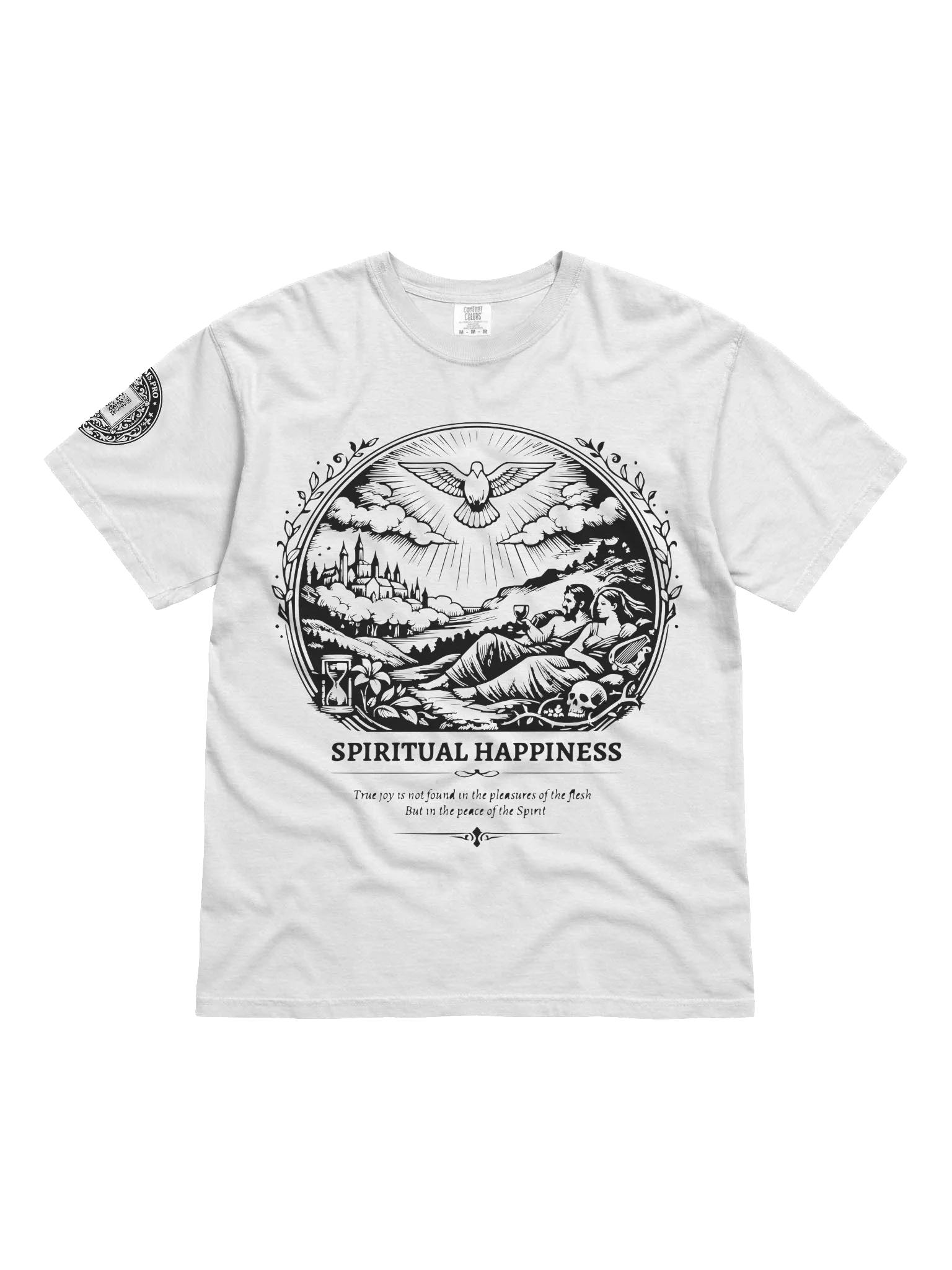 Spiritual Happiness (Black on White/Color) product image (2)