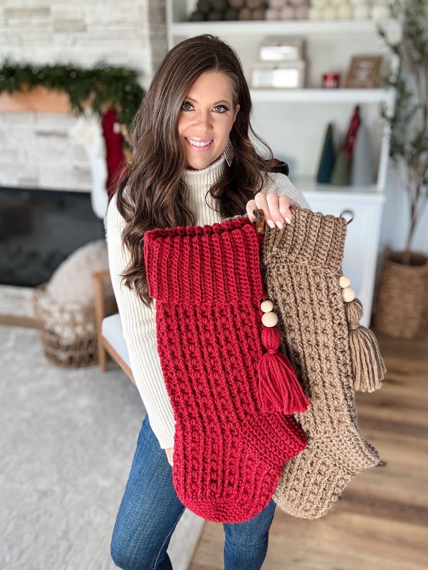 Snuggle Season Stocking Crochet Pattern product image (6)