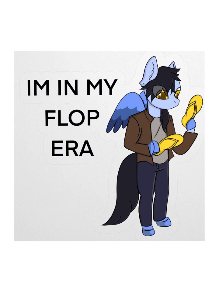 I'm in my flop era Die Cut Sticker product image (1)