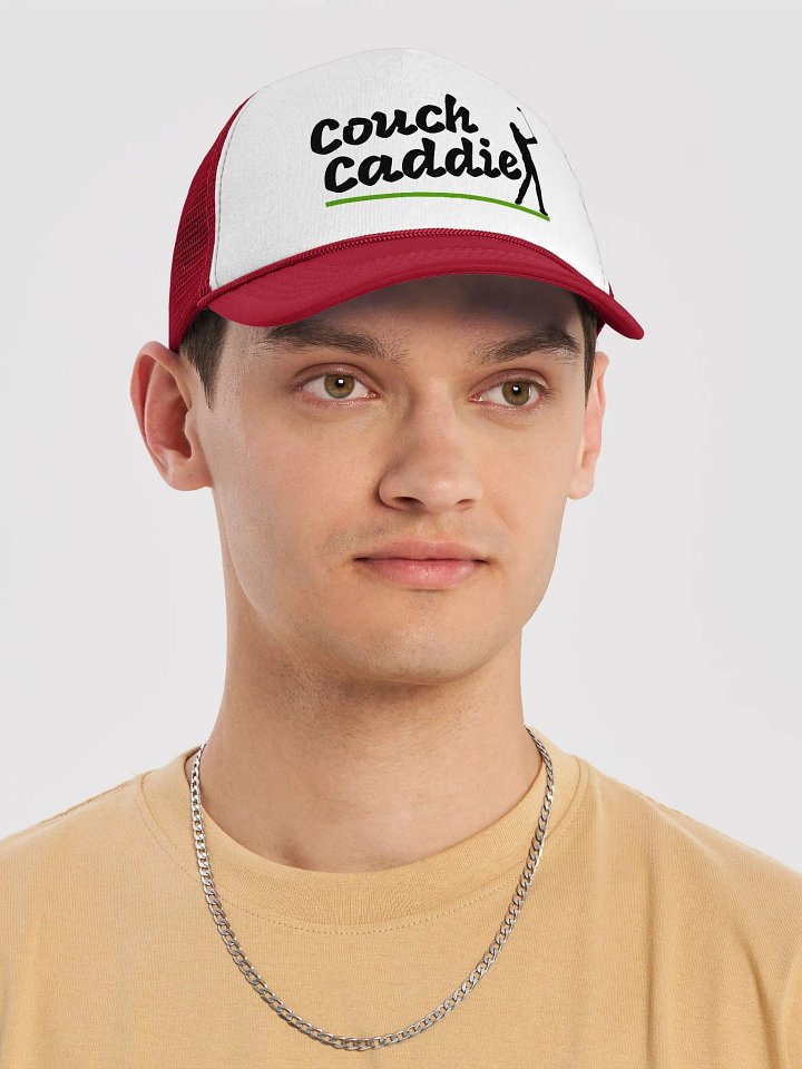 Couch Caddie Foam Trucker Hat – For Golf Fans Who Call the Shots product image (1)