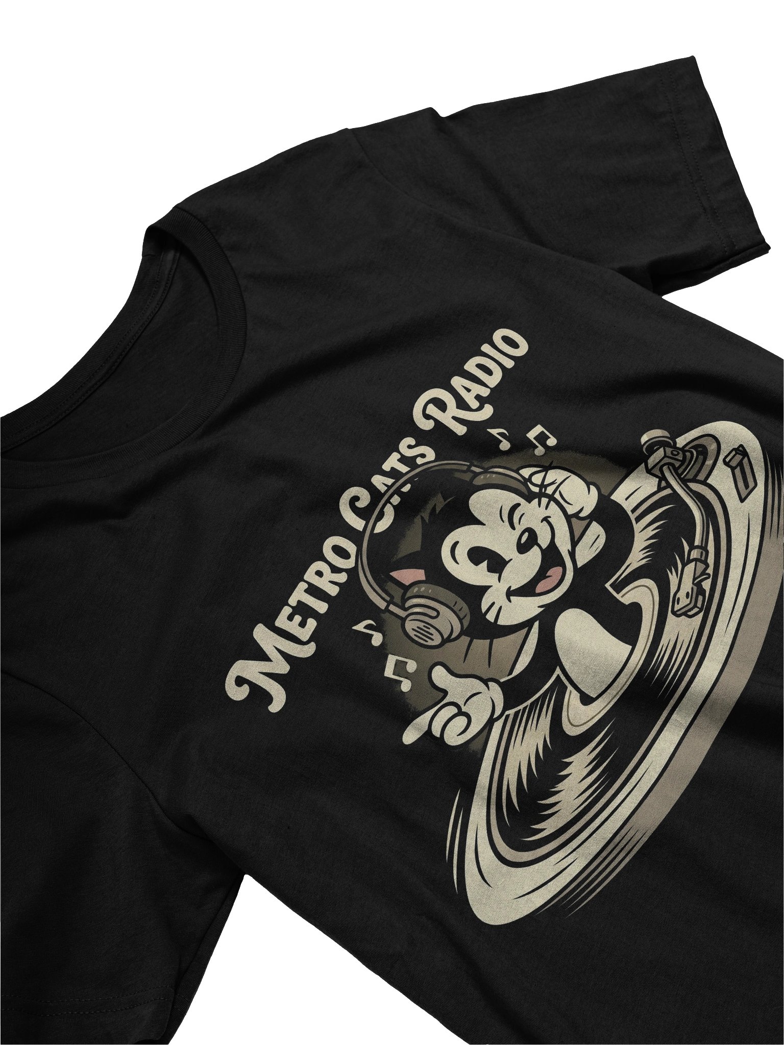 Metro Cats Radio Supersoft T-Shirt: Purr-fect Music Style product image (3)