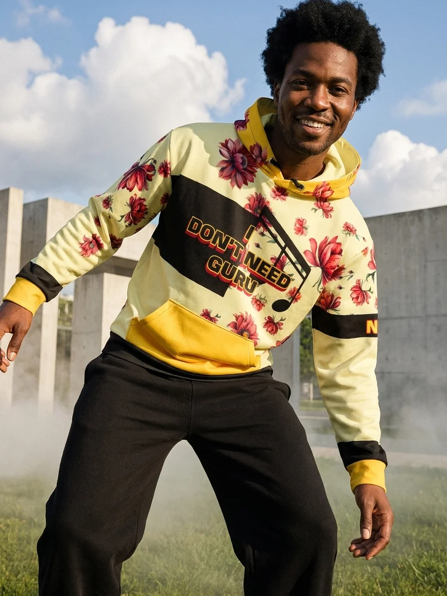 Flower thoughts-cotton hoodie-Gang edition product image (9)