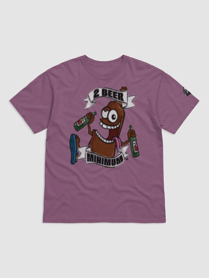2 beer minimum big logo t shirt product image (1)