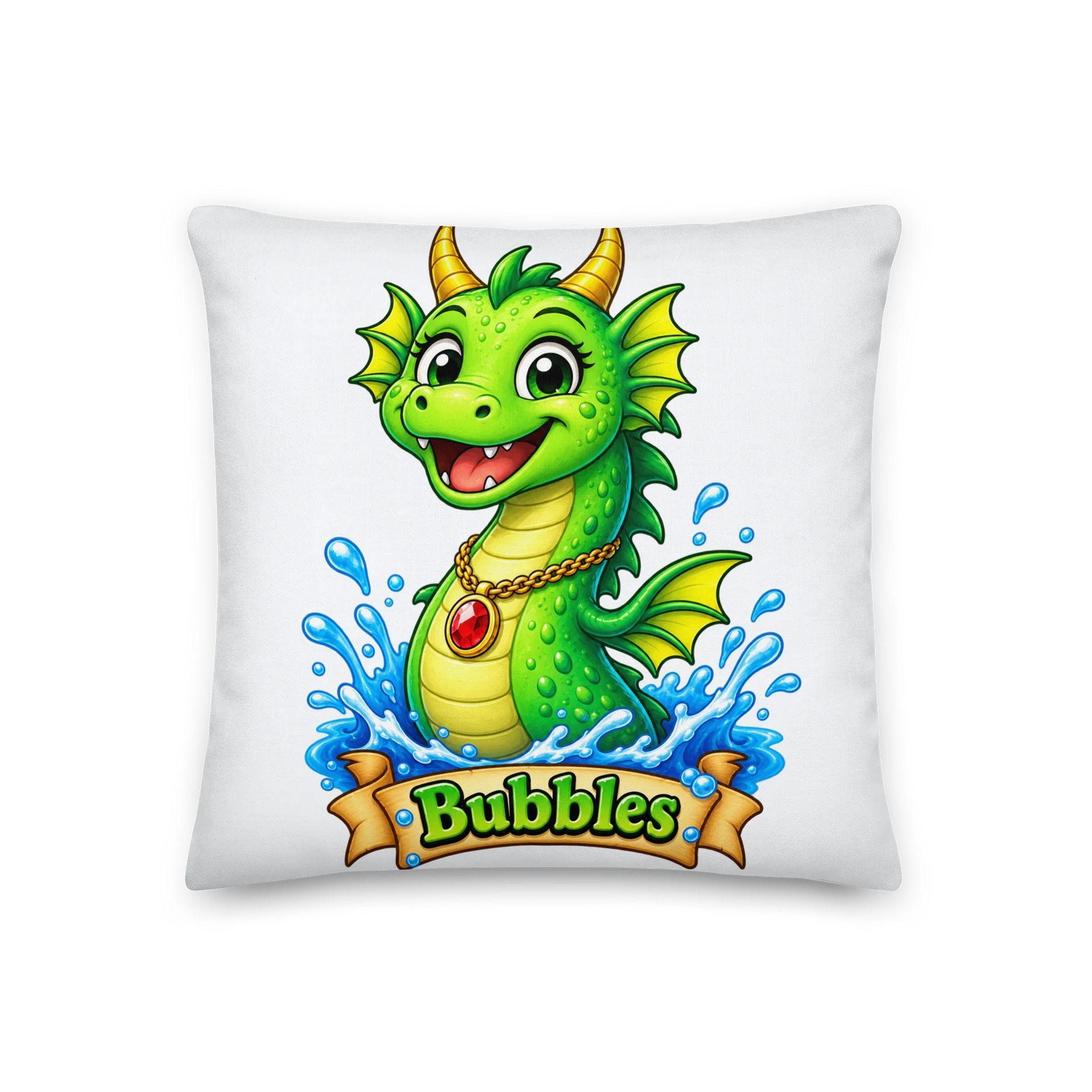 Bubbles the Sea Monster Splash Pillow product image (1)