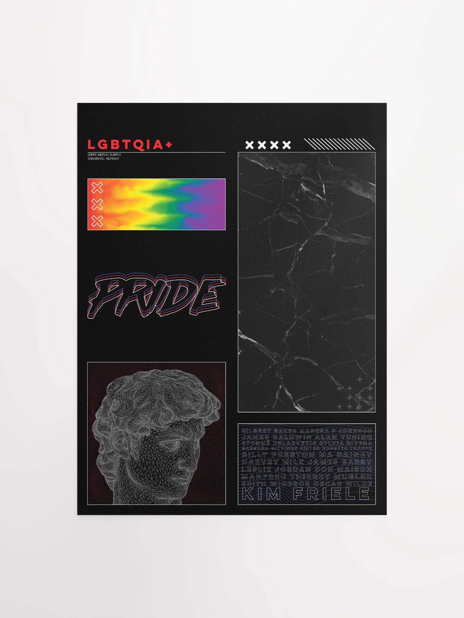 LGBTQIA+ Pride Poster product image (1)