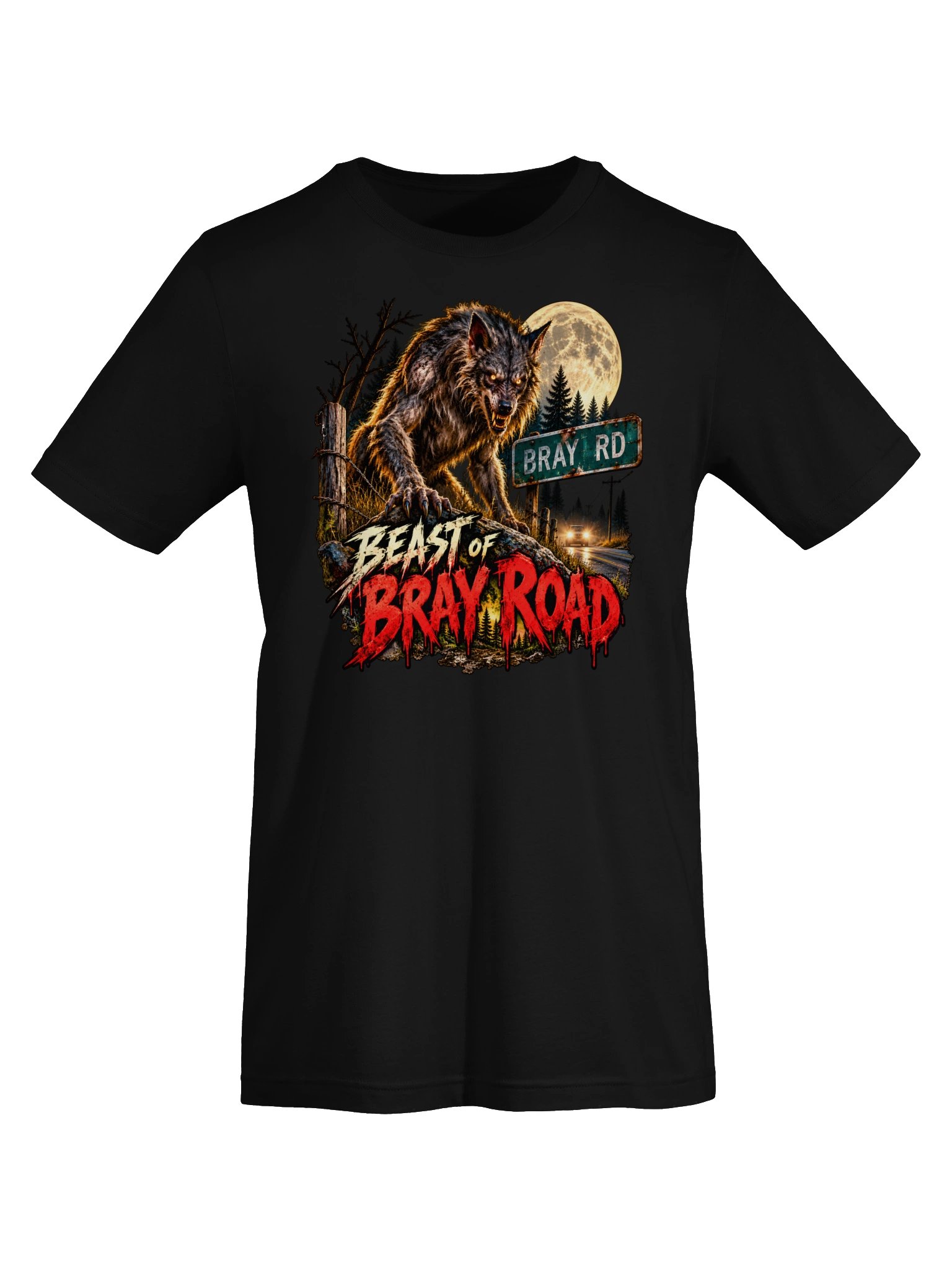 Beast of Bray Rd Werewolf Horror Tee product image (34)