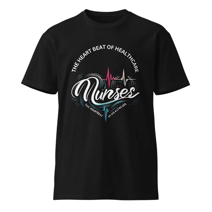 Nurse Heartbeat Unisex Premium T-Shirt product image (1)